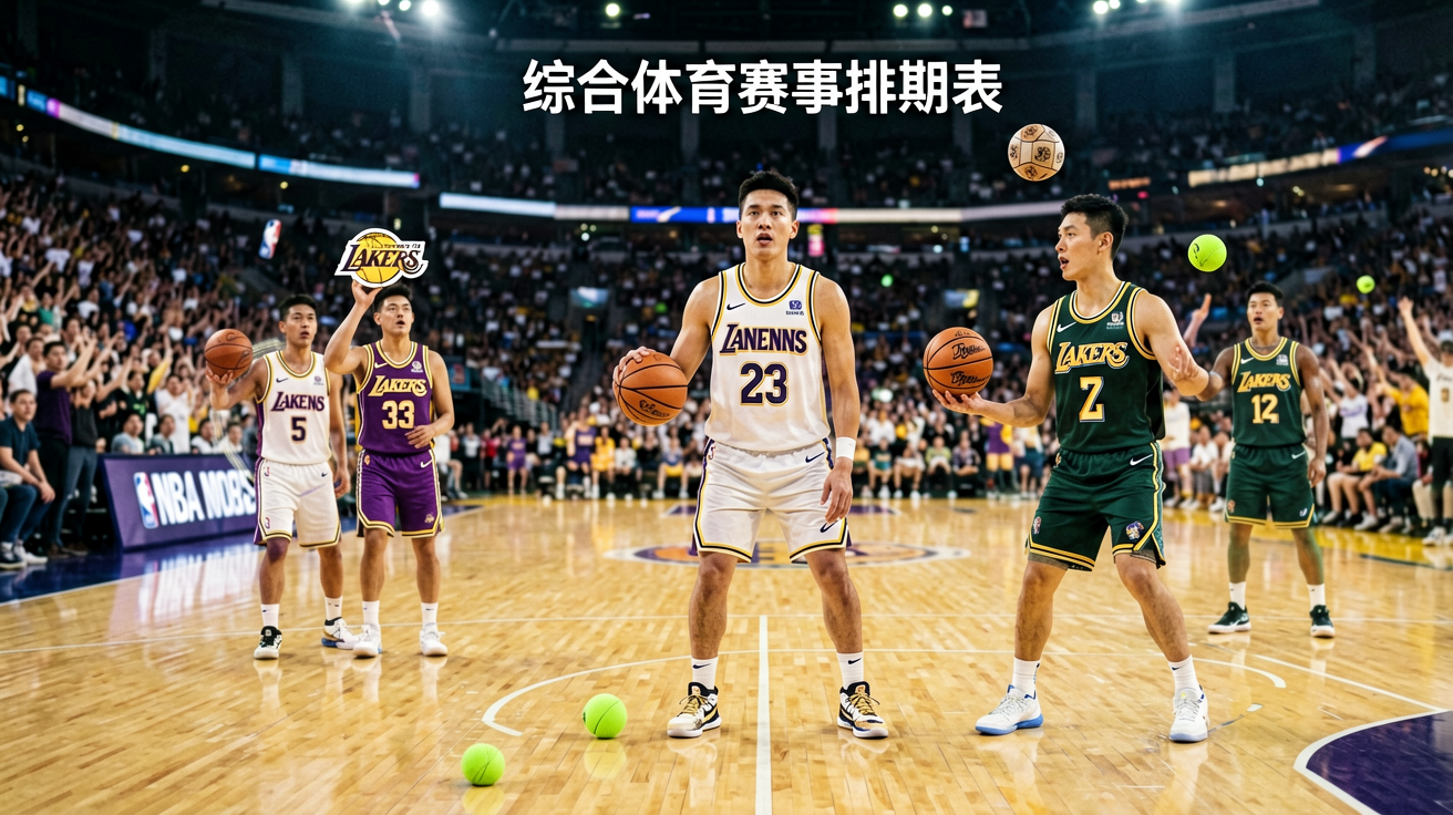 综合体育赛事排期表，包含篮球足球网球等
